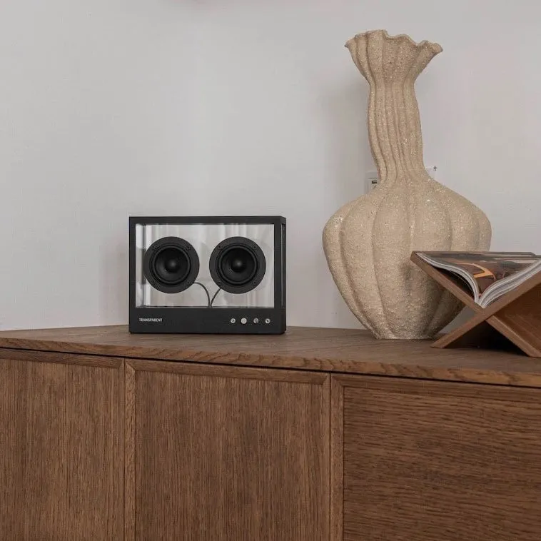 Small Transparent Speaker _ Black or White